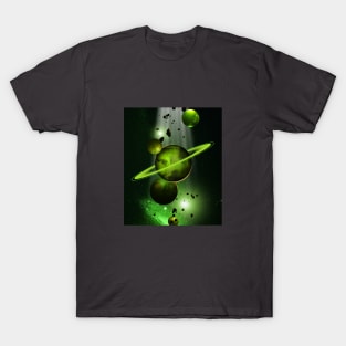 A view From Space Green T-Shirt